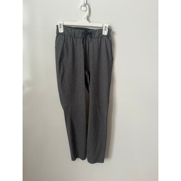 Lululemon On The Fly Pant 28" Heathered Black Size 2 - Picture 6 of 11